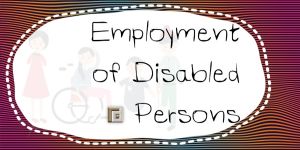 Employment of Disabled Persons in Thailand