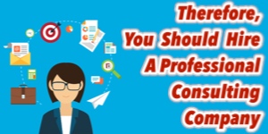 Therefore, You Should Hire A Professional Consulting Company