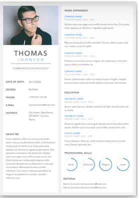 CV / Resume Example 7