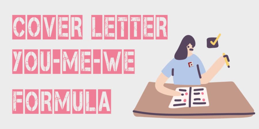 Cover Letter: You-Me-We Formula